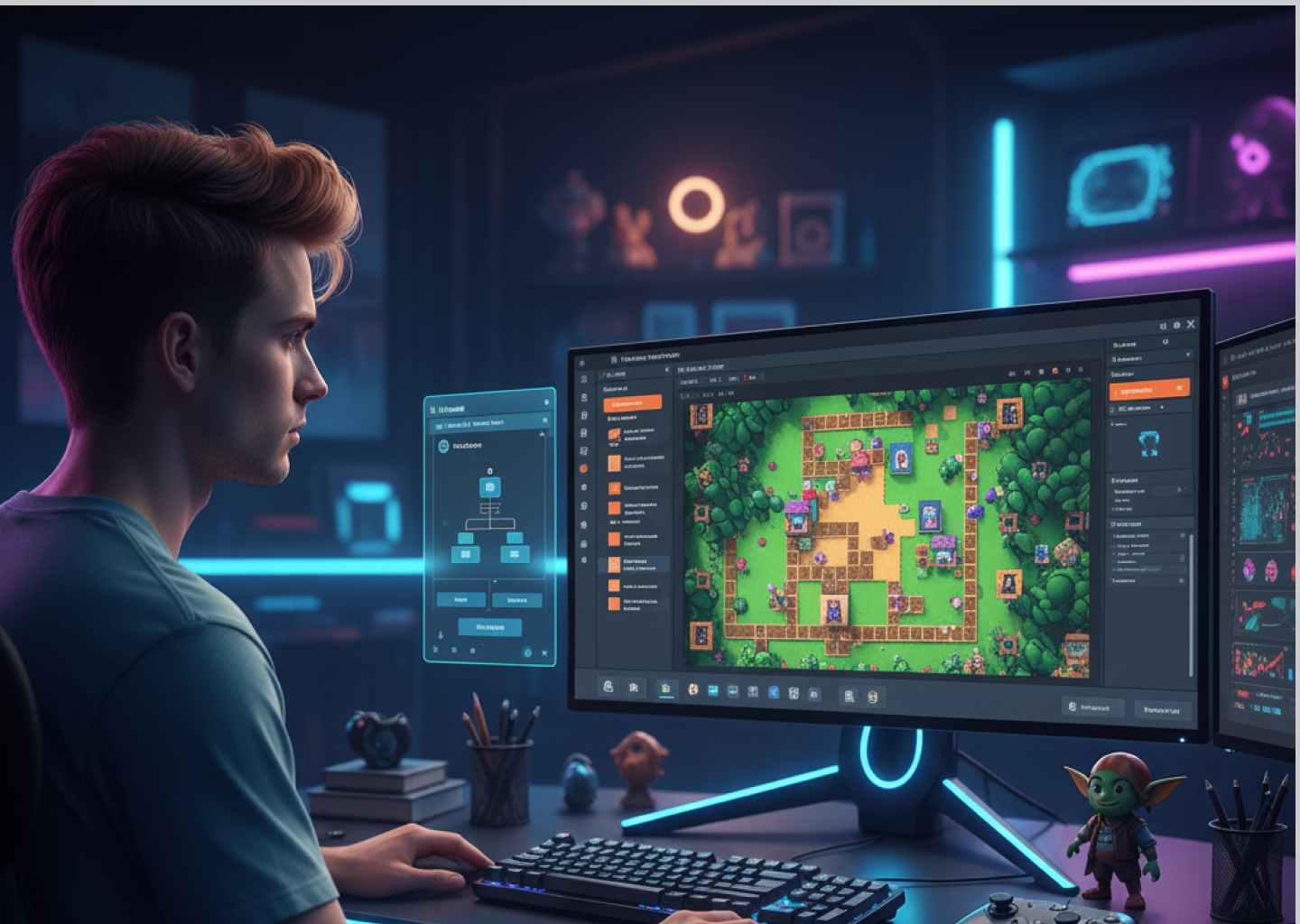 Pemanfaatan AI Dalam Game Development Menggunakan Engine GDevelop